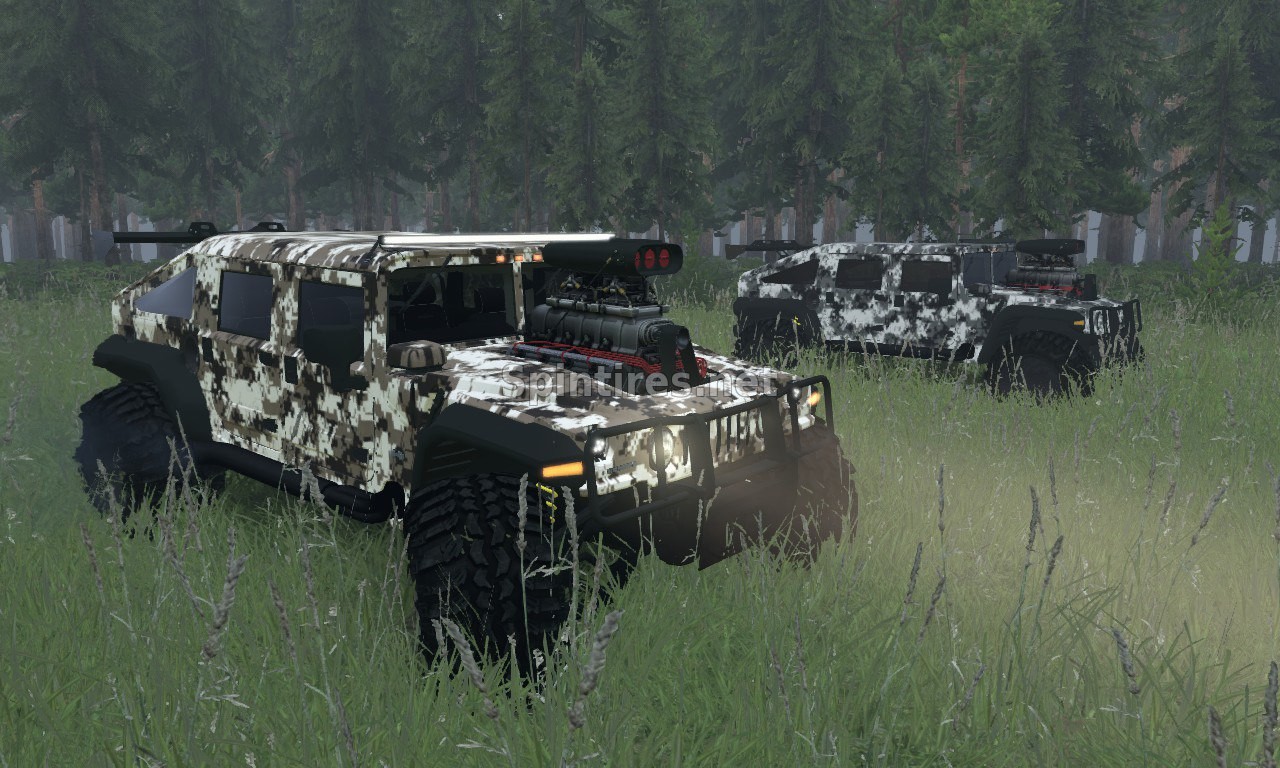 HUMMER H1 Sport версия 28.03.17 для Spintires 03.03.16