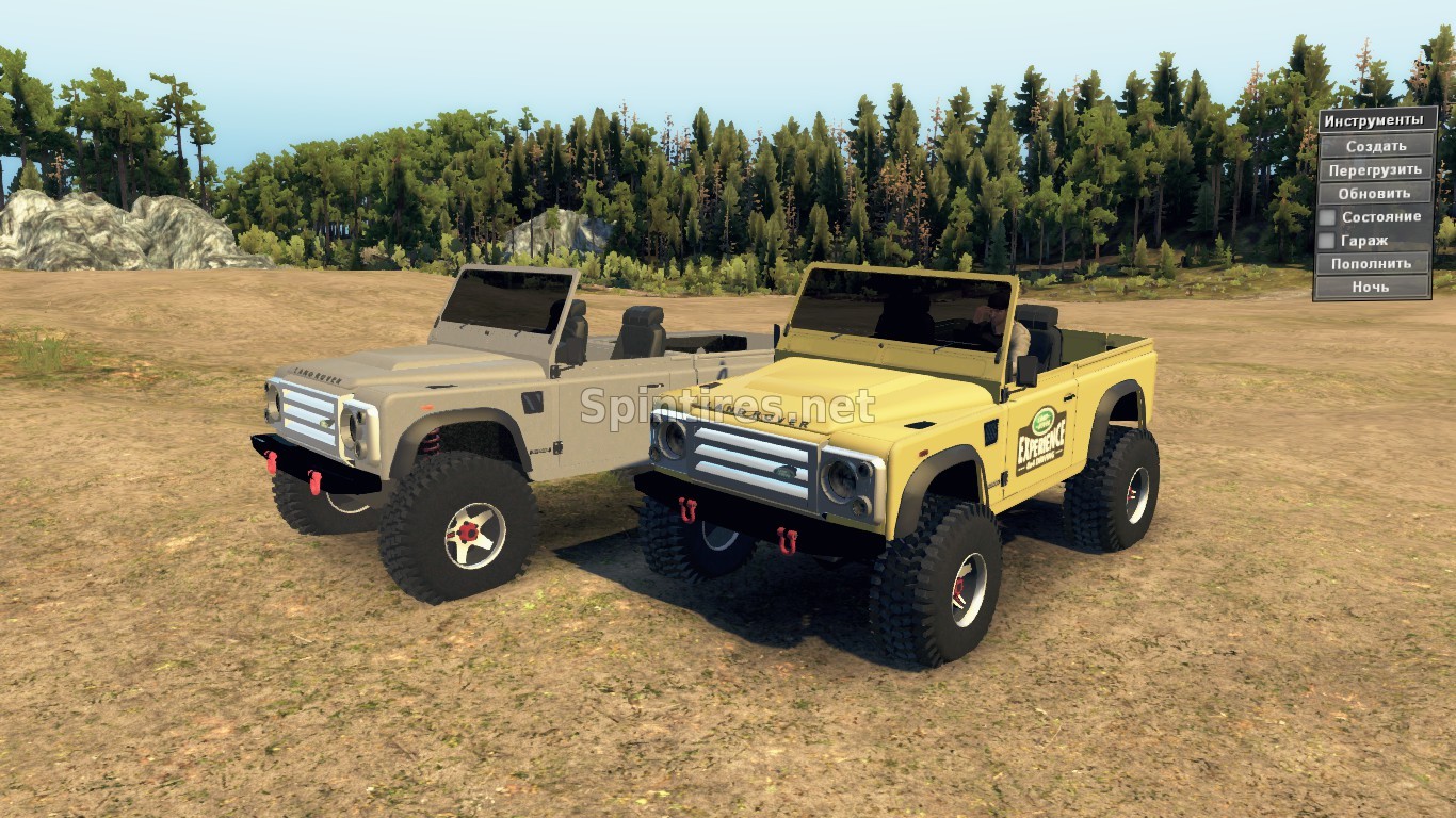 Land Rover Defender ОБНОВЛЕНИЕ 25.03.17 для Spintires v03.03.16