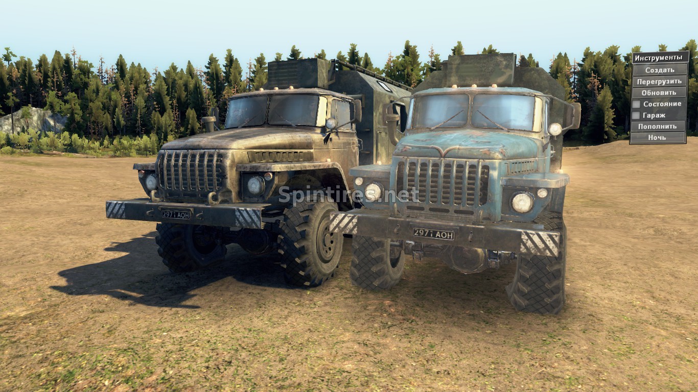 Урал-4320 GDS ОБНОВЛЕНИЕ 26.03.17 для Spintires v03.03.16