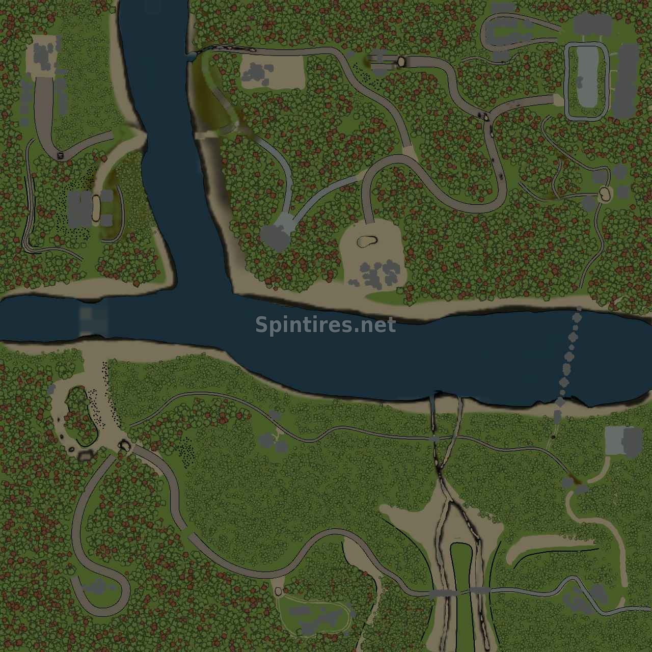 Карта Новая Река для Spintires v03.03.16