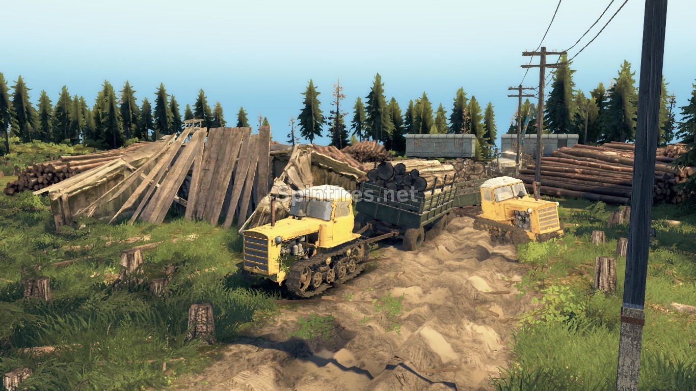 Карта Едем в брод для Spintires v03.03.16