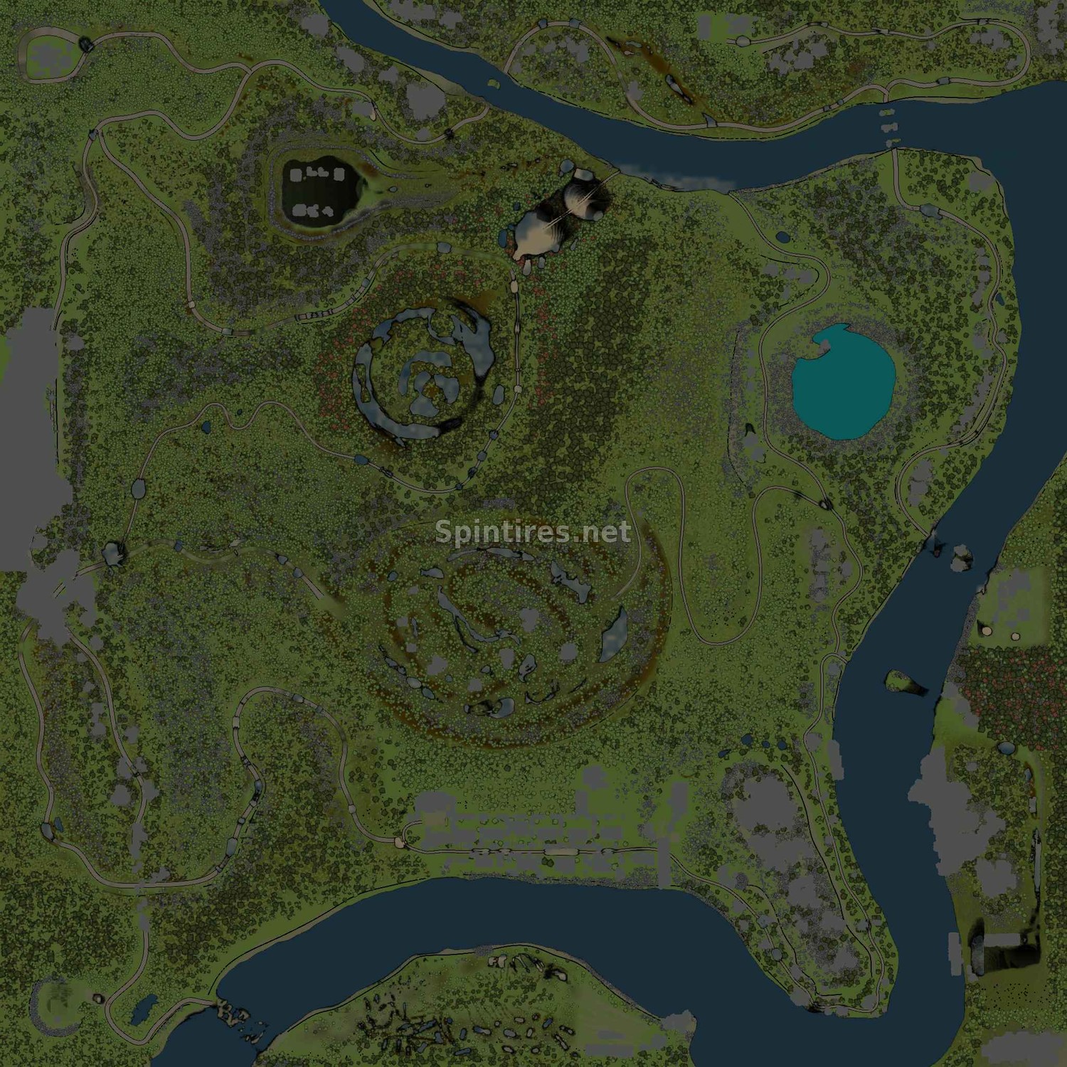 Карта Александровка 2 для Spintires v03.03.16
