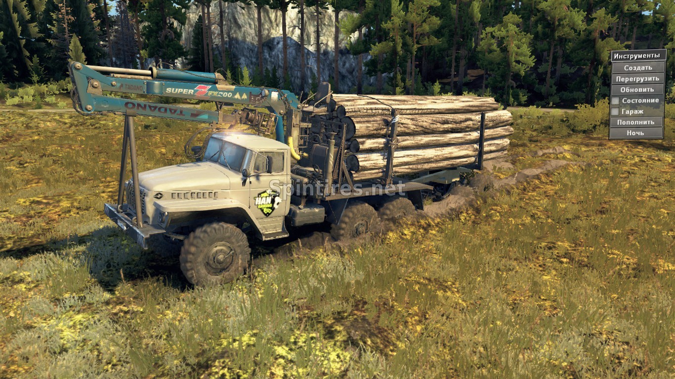 Повышенное сцепление с грунтом дефолтных авто для Spintires v03.03.16