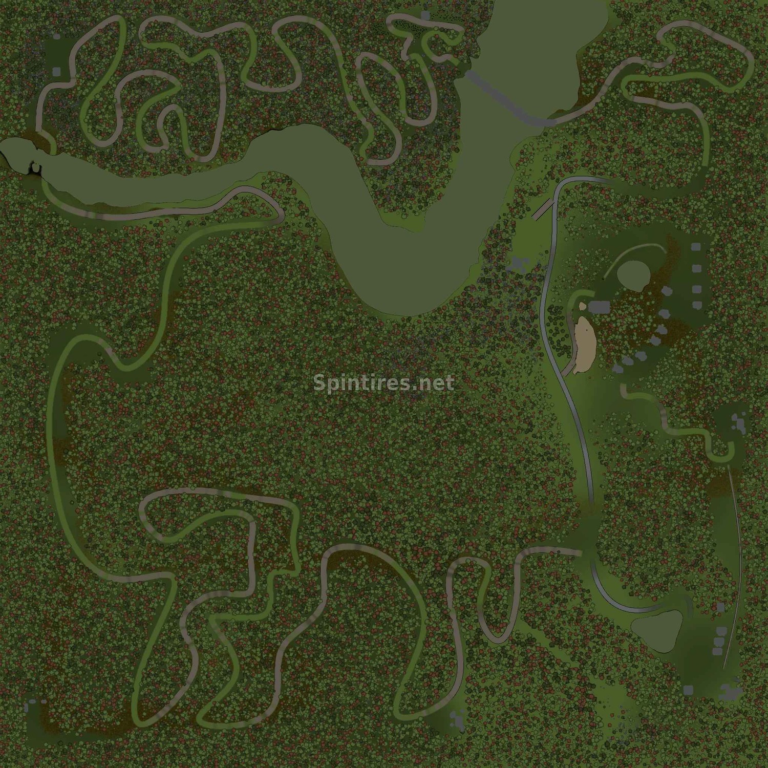 Карта Лесное 72rus для Spintires v03.03.16