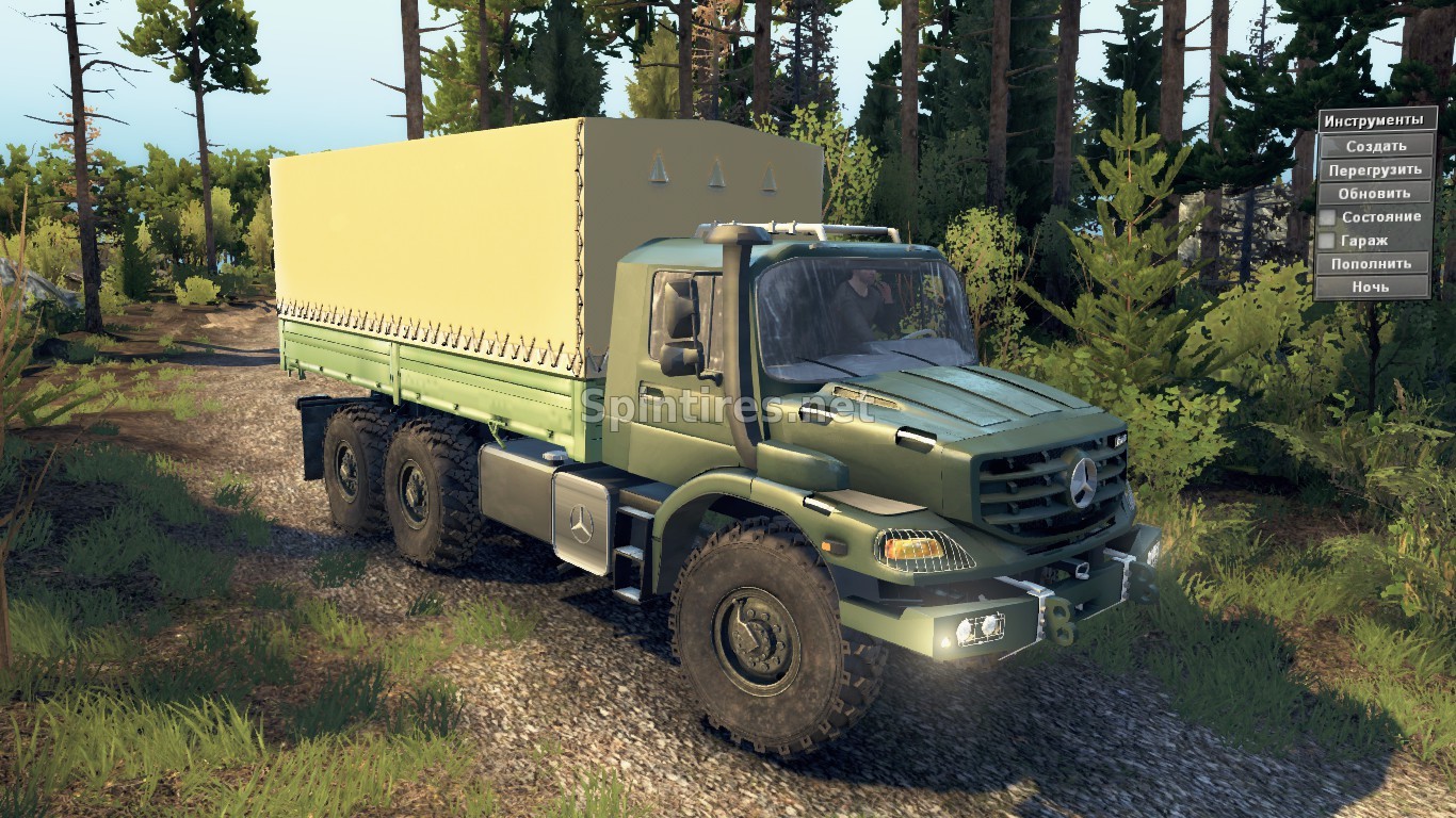 Mercedes-Benz Zetros ОБНОВЛЕНИЕ 02.04.17 для Spintires v03.03.16