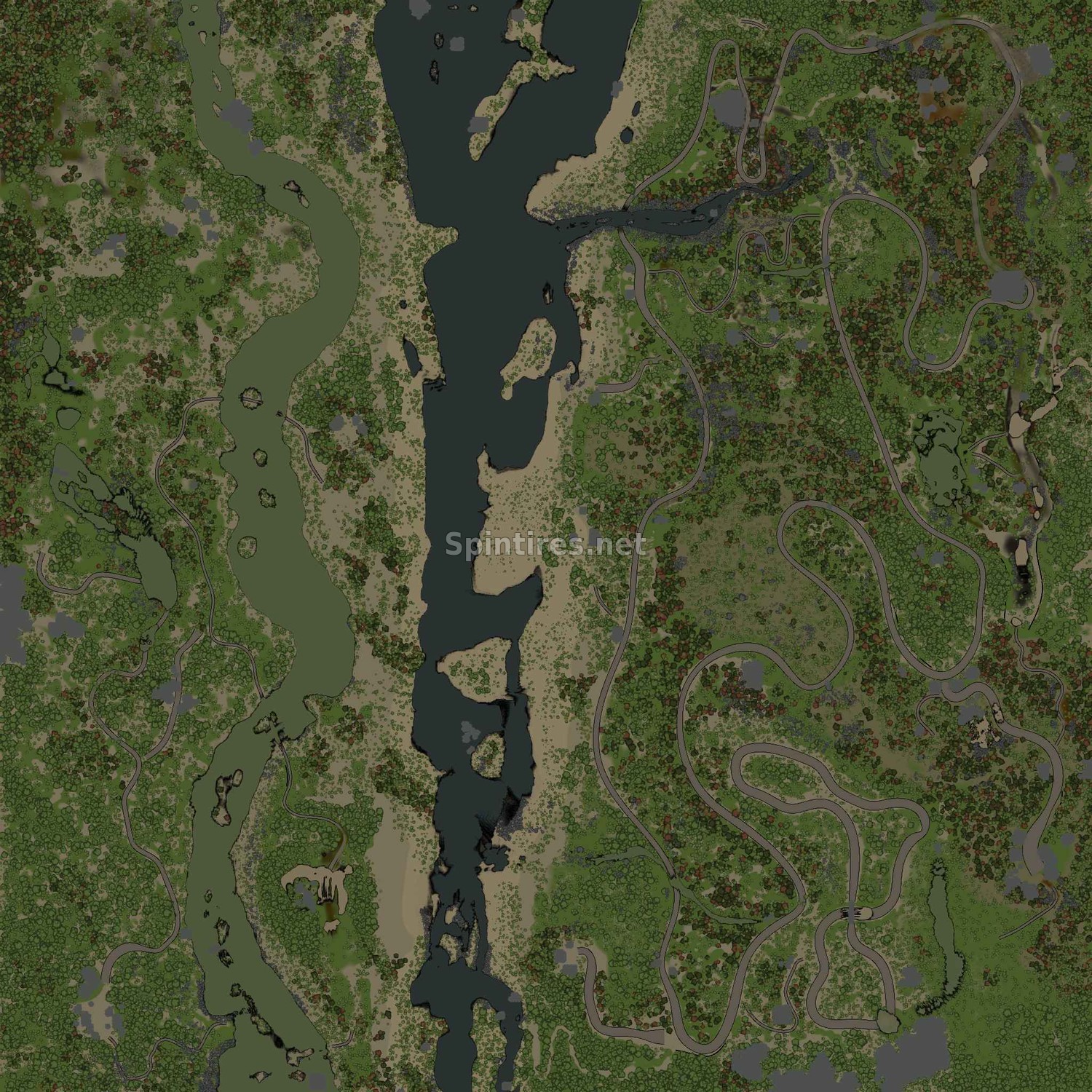 Карта Two Rivers (Две реки) для Spintires v03.03.16