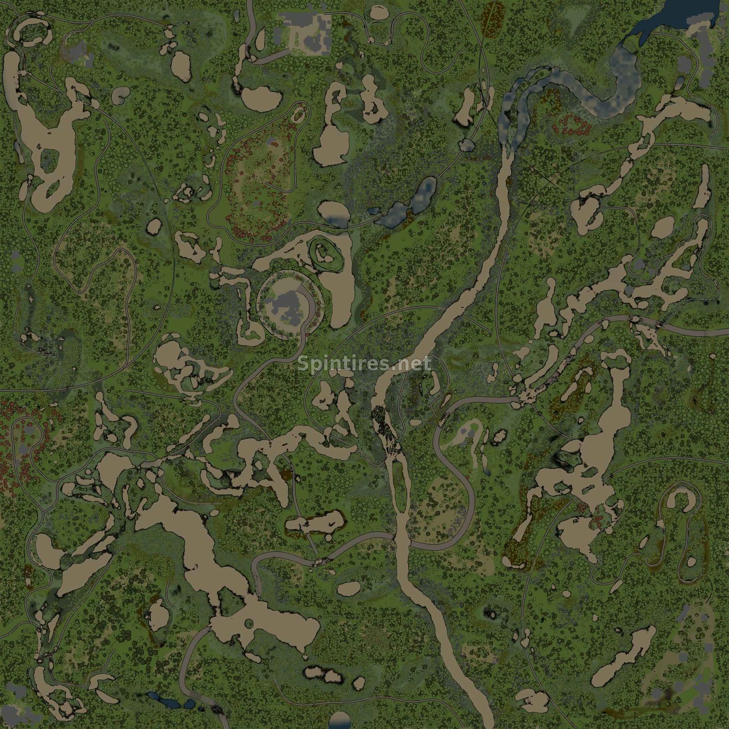 Карта «Damp earth» версия 1.1 для Spintires v03.03.16