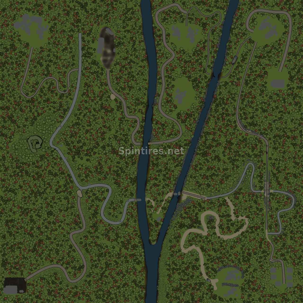 Карта Двинской для Spintires v03.03.16
