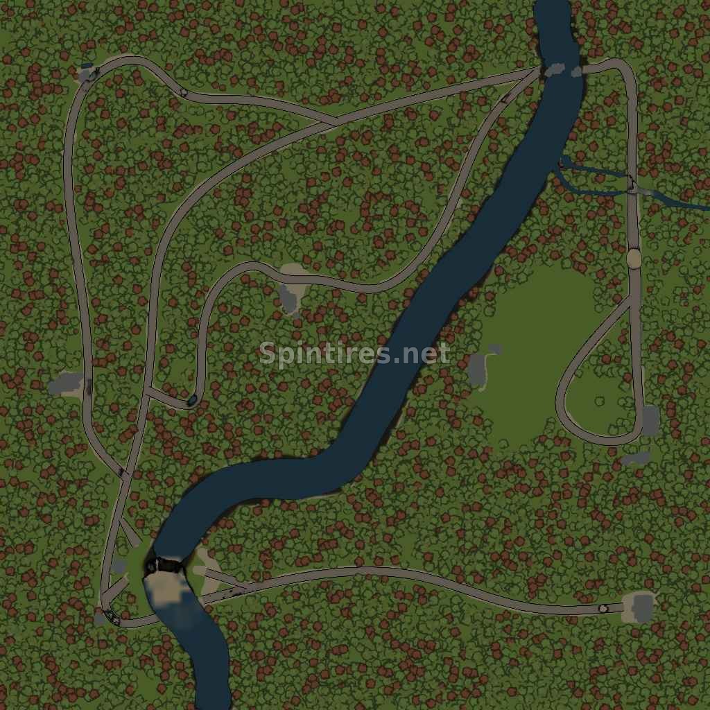 Карта Жуткий Лес для Spintires v03.03.16
