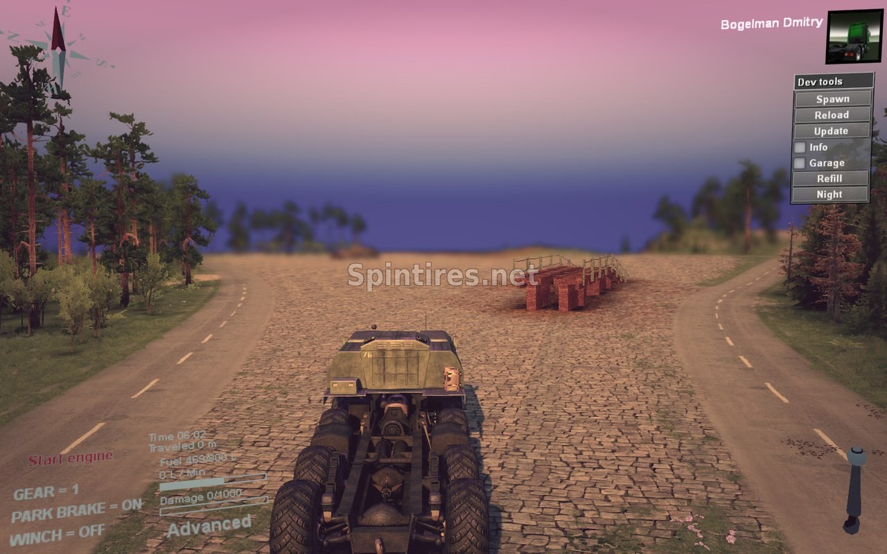 Новый цвет неба для Spintires 03.03.16