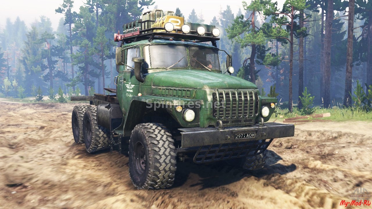 Урал-4320 Тягач v2 для Spintires v03.03.16