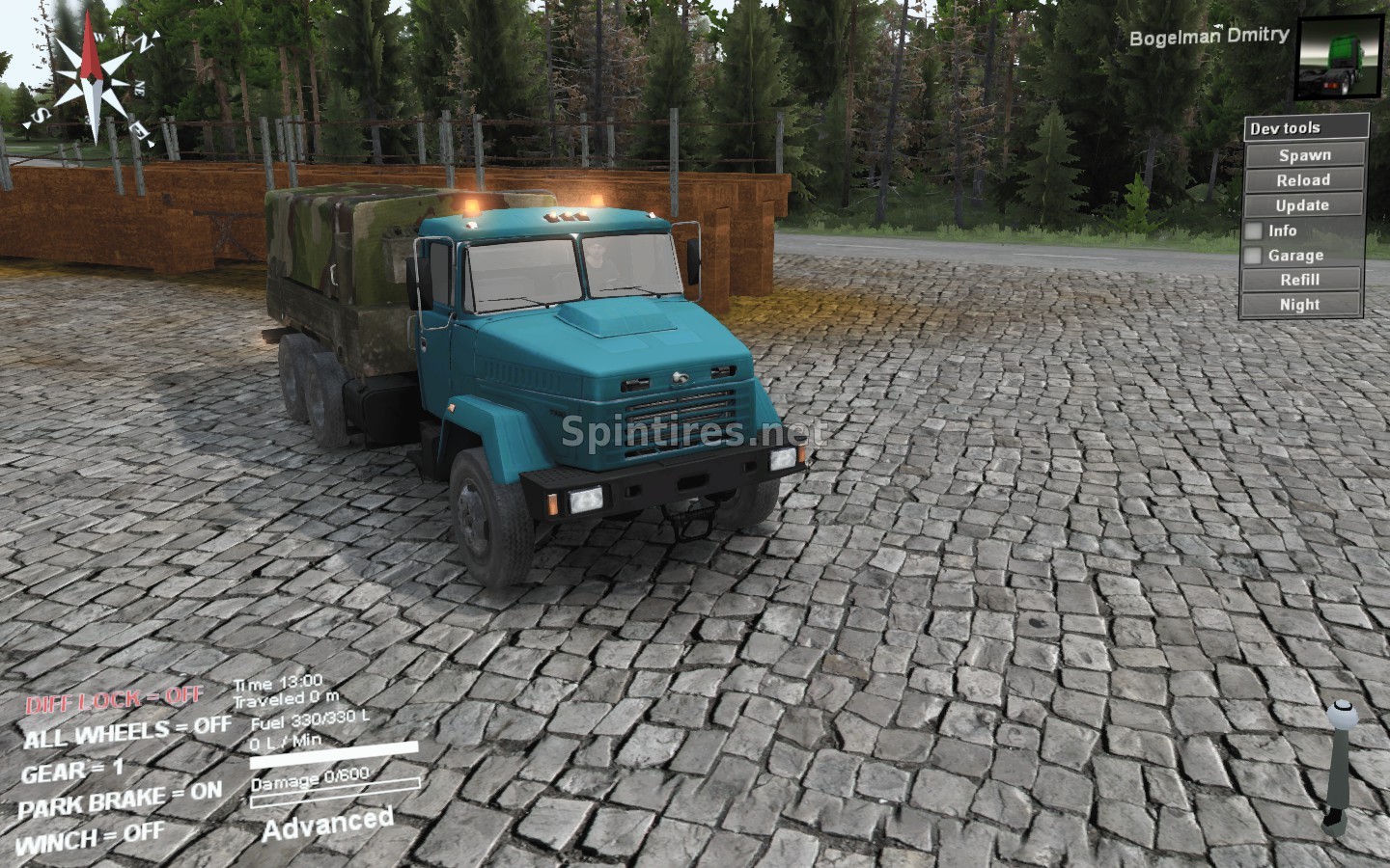 КРАЗ 7140 для Spintires 03.03.16