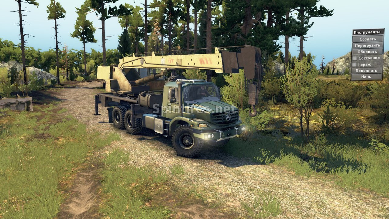 Mercedes-Benz Zetros Обновление 22.04.17 для Spintires v03.03.16