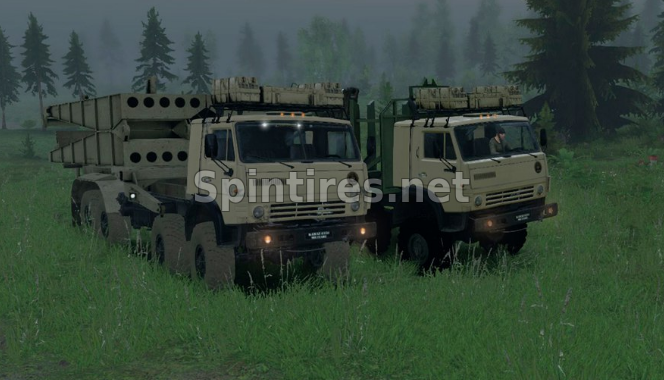 Камаз-63501 Military Trucks Обновление 30.04.17 для Spintires v03.03.16