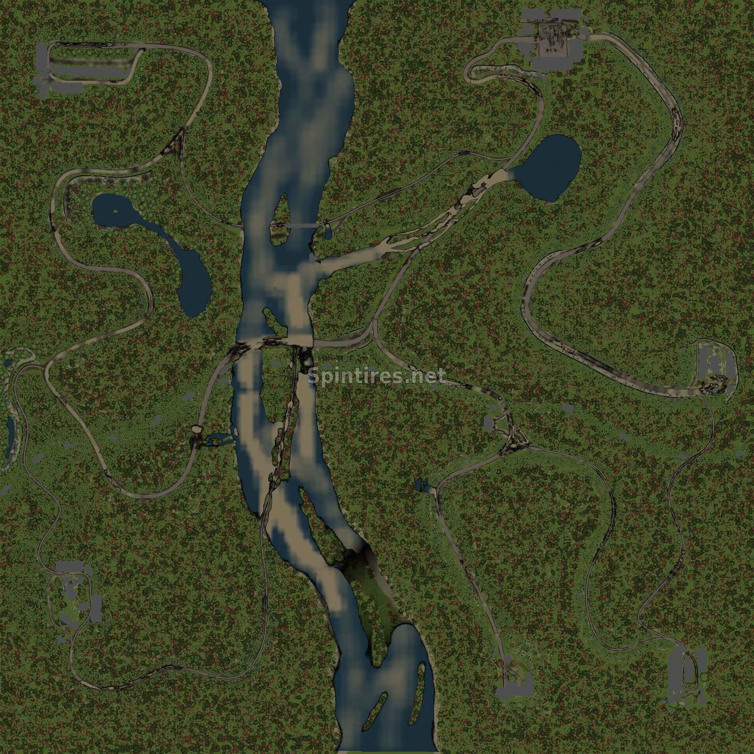 Карта На том берегу реки для Spintires v03.03.16