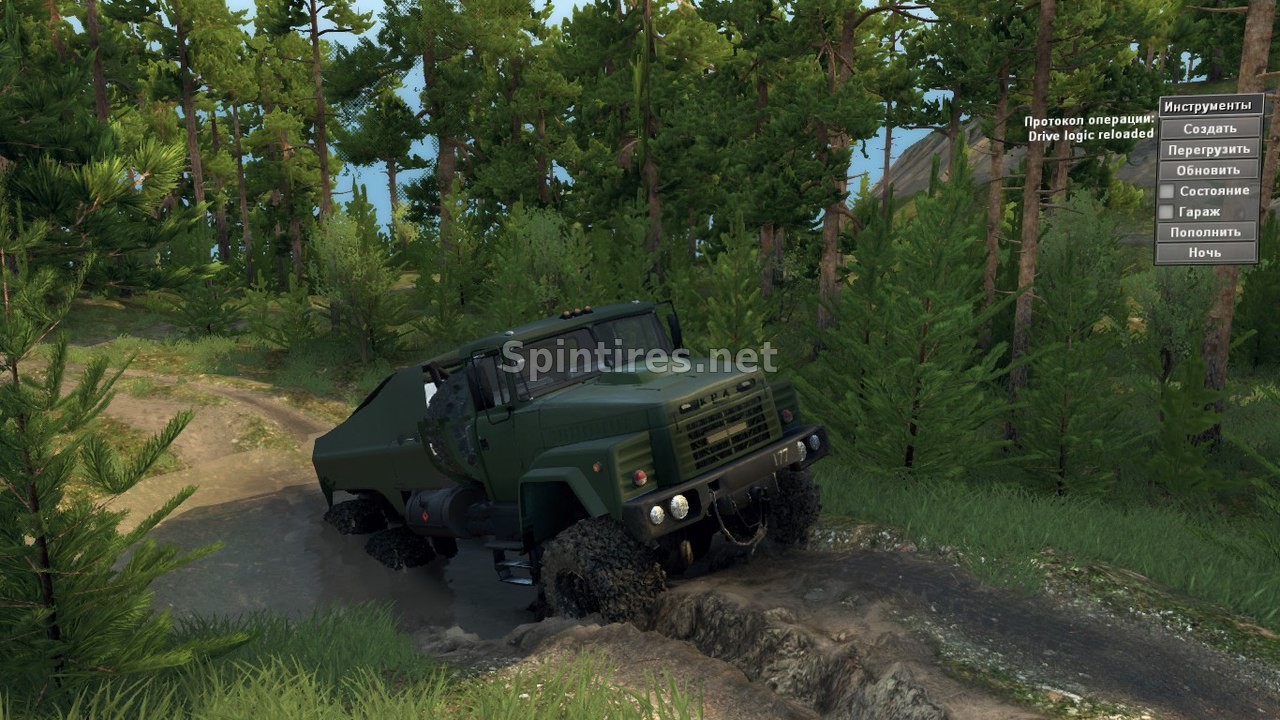 Карта Прогулка по лесу для Spintires v03.03.16