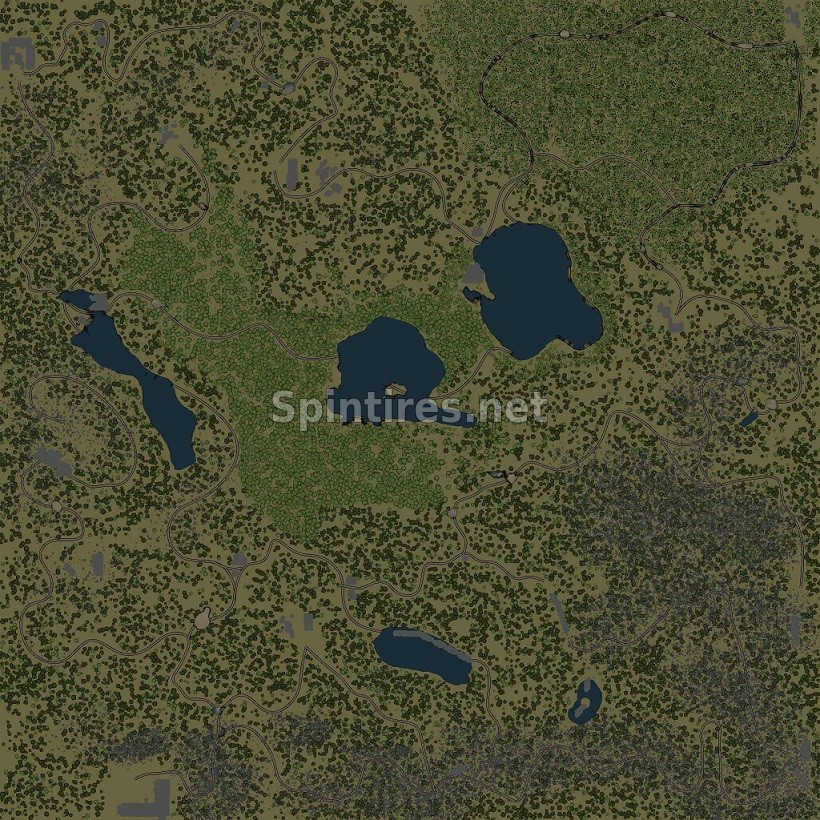 Карта Холмистая для Spintires v03.03.16