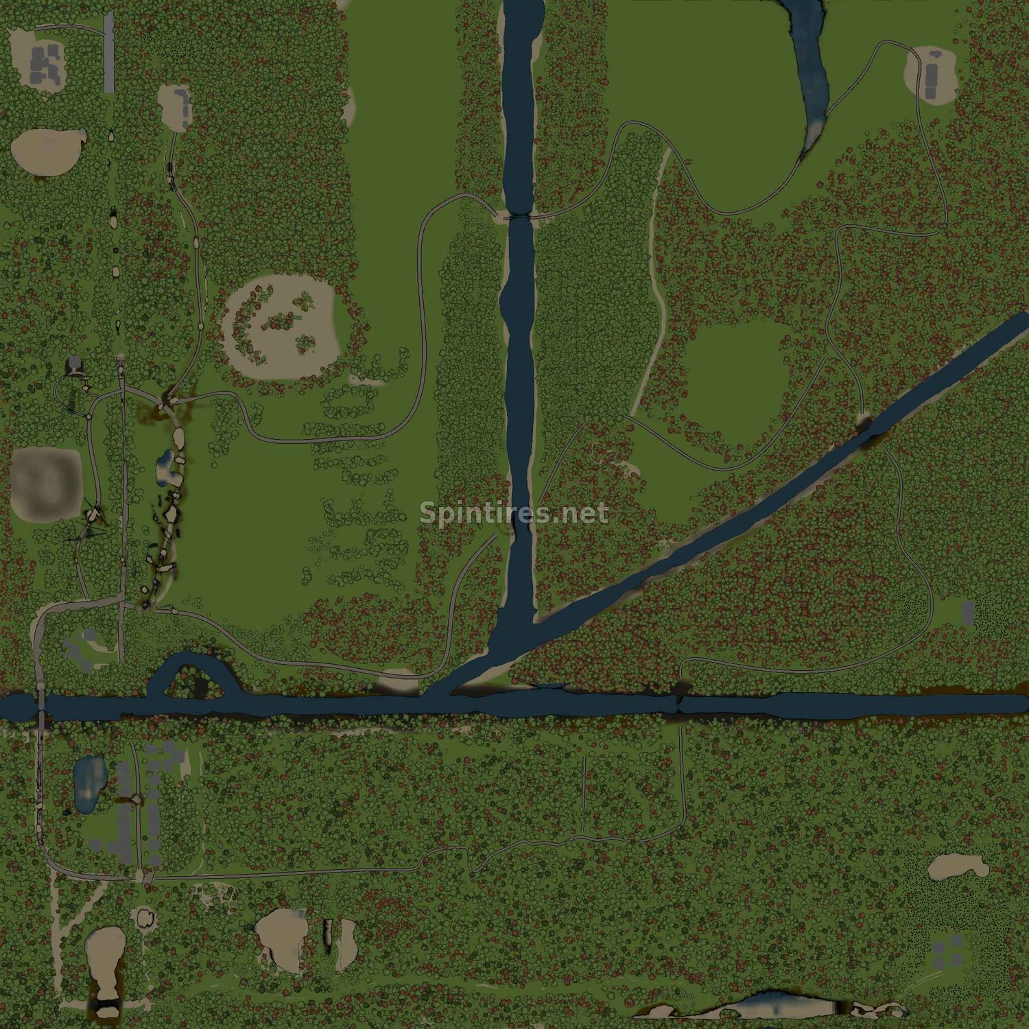 Карта Деревня уречное для Spintires v03.03.16