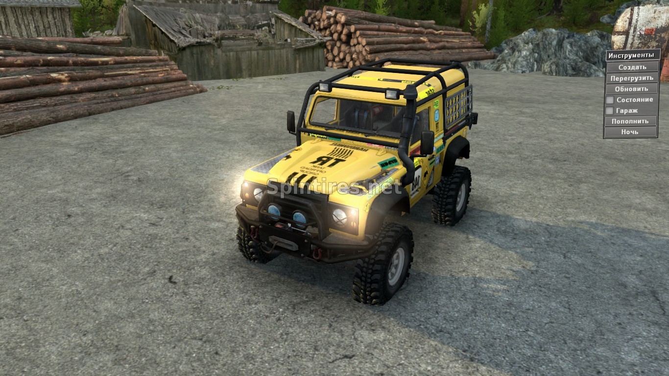 LAND ROVER DEFENDER 90 для Spintires v03.03.16
