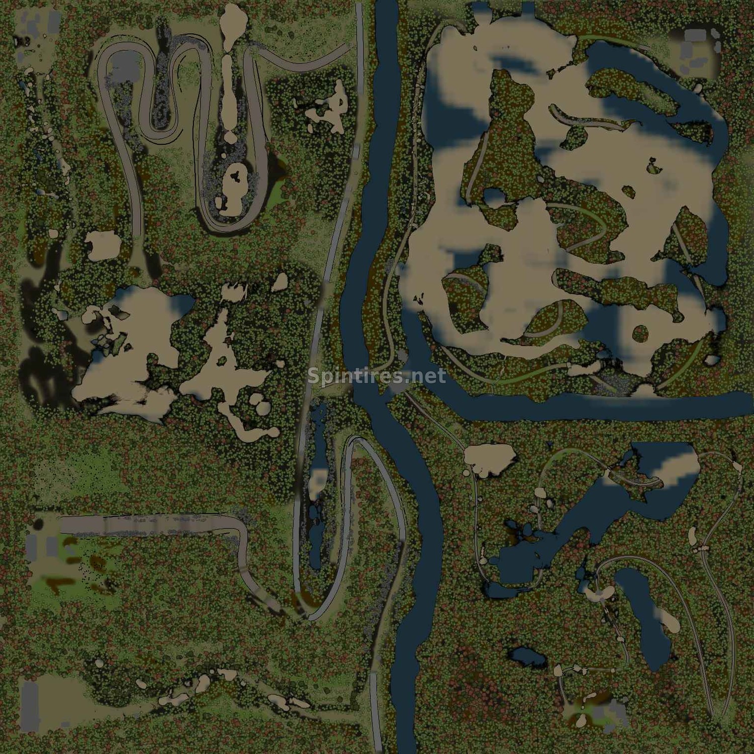 Карта Federal Road 2 для Spintires v03.03.16