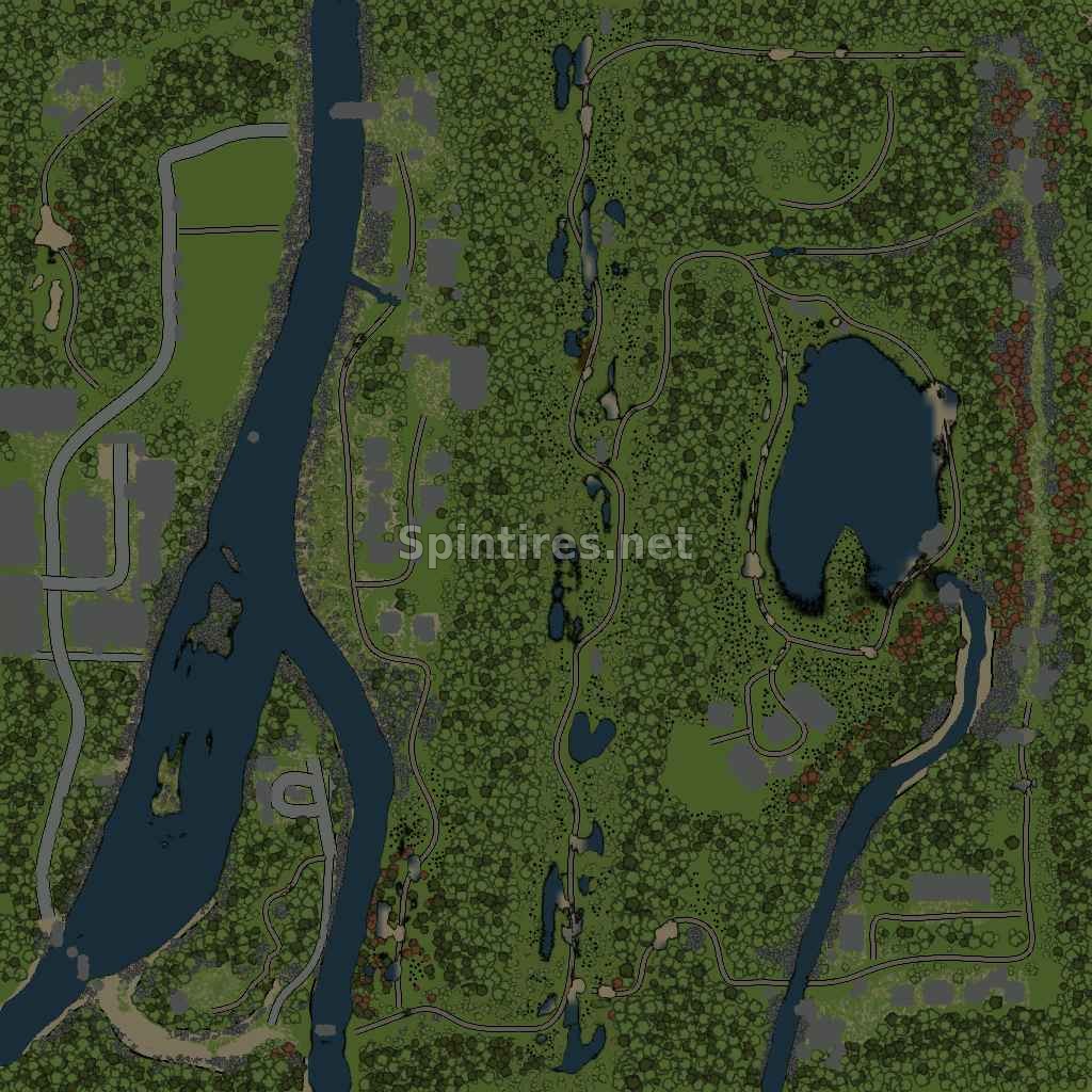 Карта Глухое озеро для Spintires v03.03.16