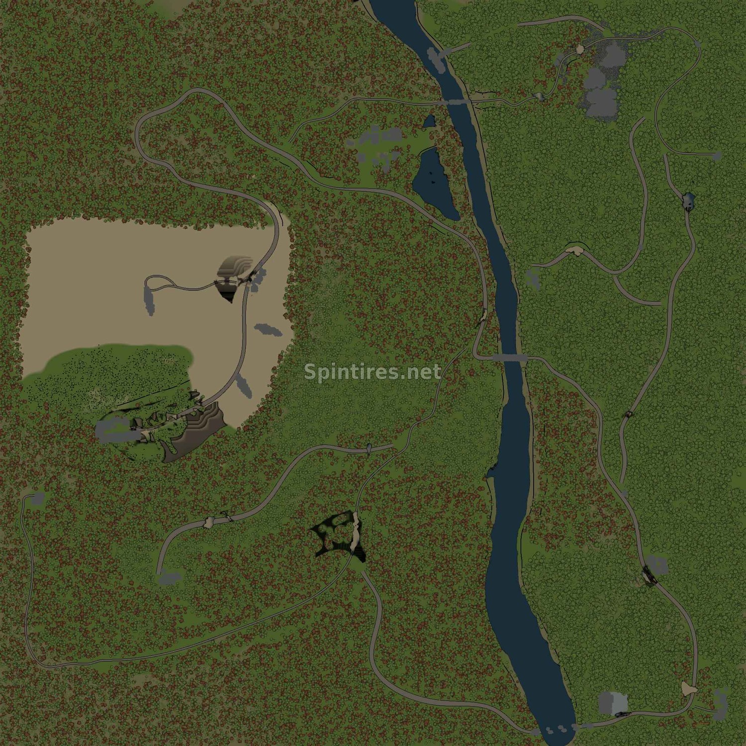 Карта Sand pit для Spintires v03.03.16