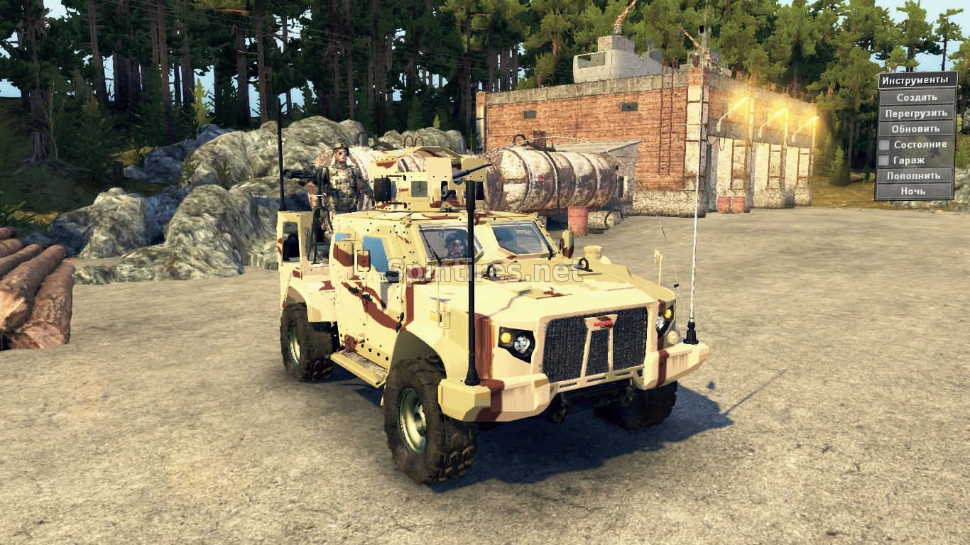 Oshkosh JLTV Обновление 1.05.17 для Spintires v03.03.16