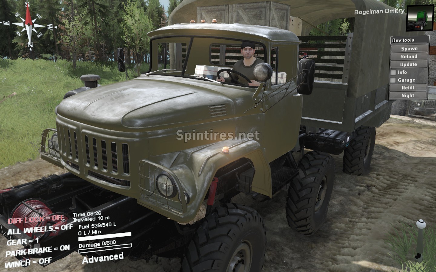 Зил-131 «Mongo» для Spintires 03.03.16