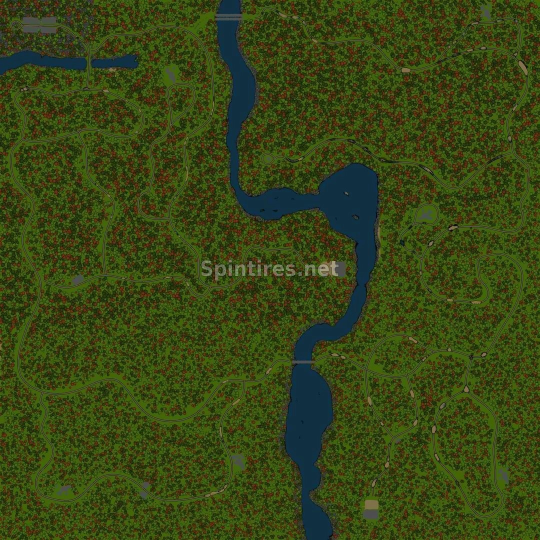 Карта Аннинский Лес для Spintires v03.03.16