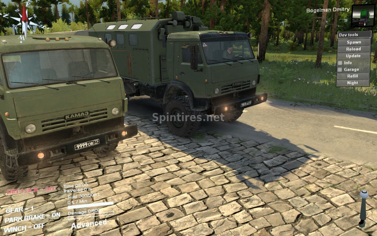 Пак Камаз-4350/5350/53501/53504/63501 для Spintires 03.03.16