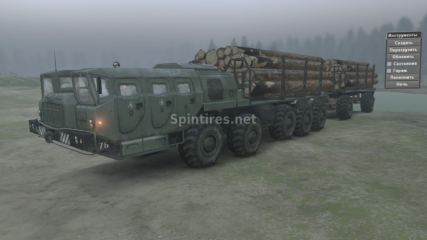 Мод МаЗ-7310 для Spin Tires 2017 для Spintires 03.03.16