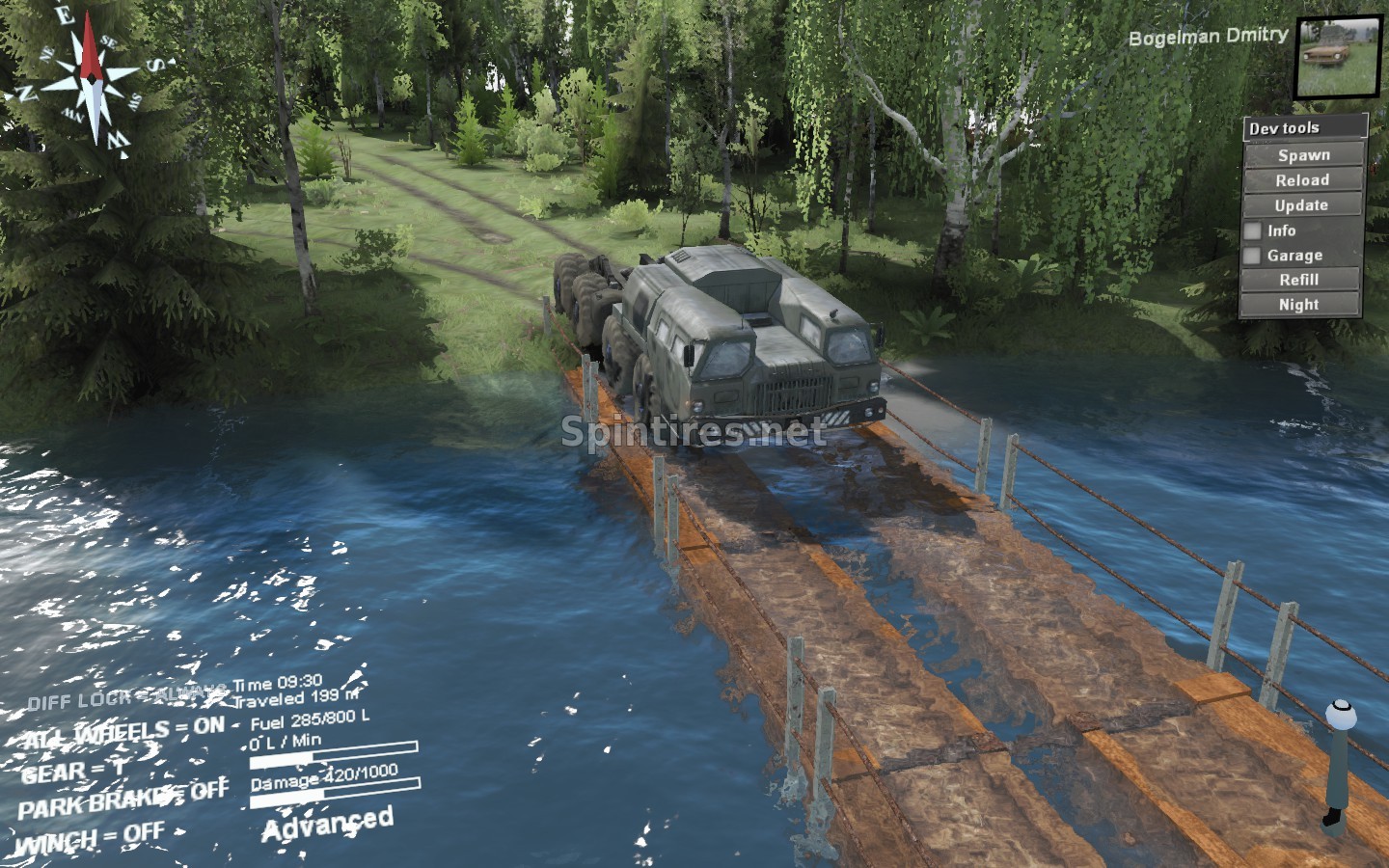 Карта "АМГ" для Spintires 03.03.16