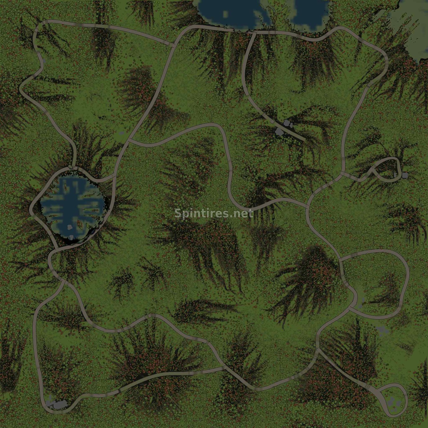 Карта «Суровая Тайга» для Spintires 03.03.16