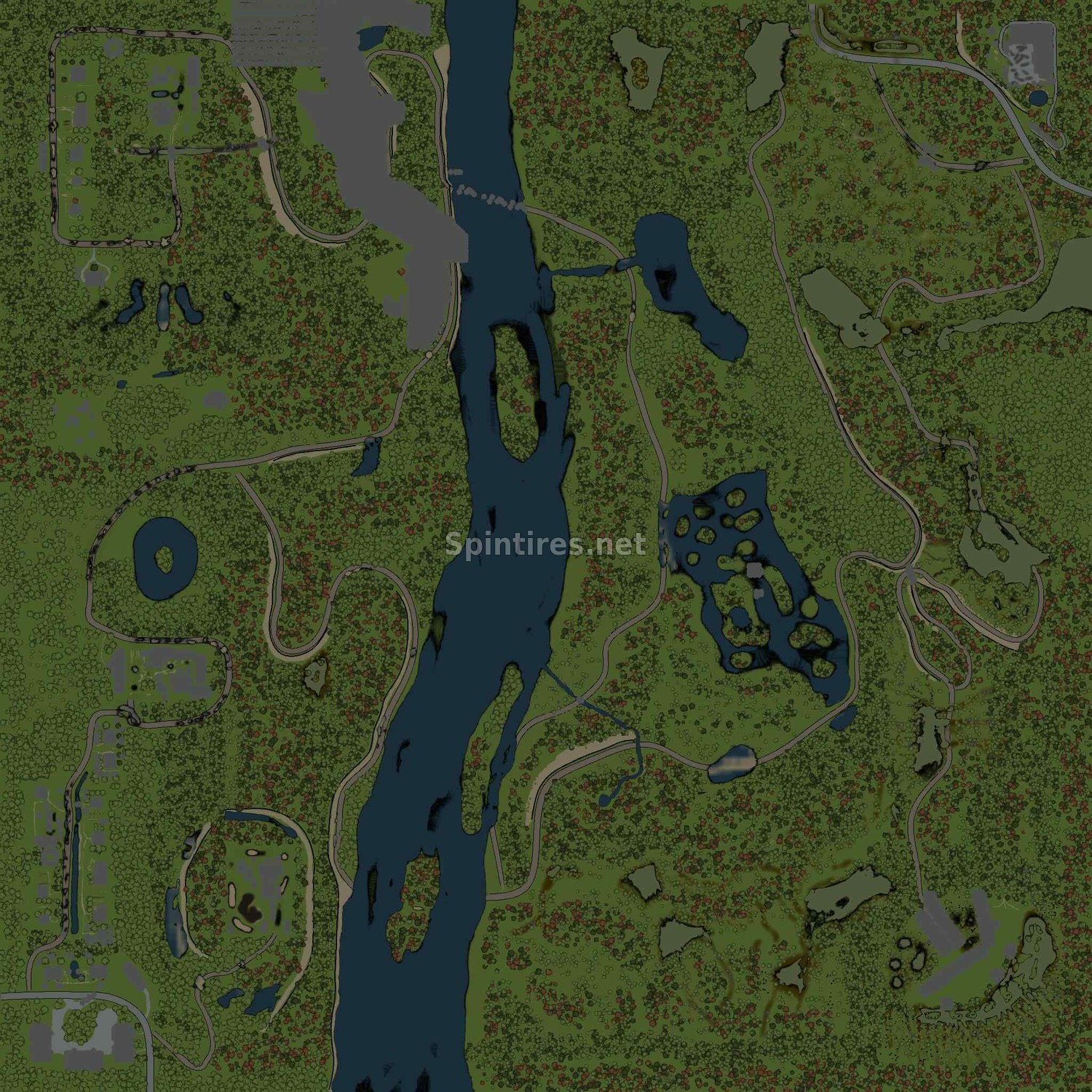 Карта «Дружная» для Spintires 03.03.16