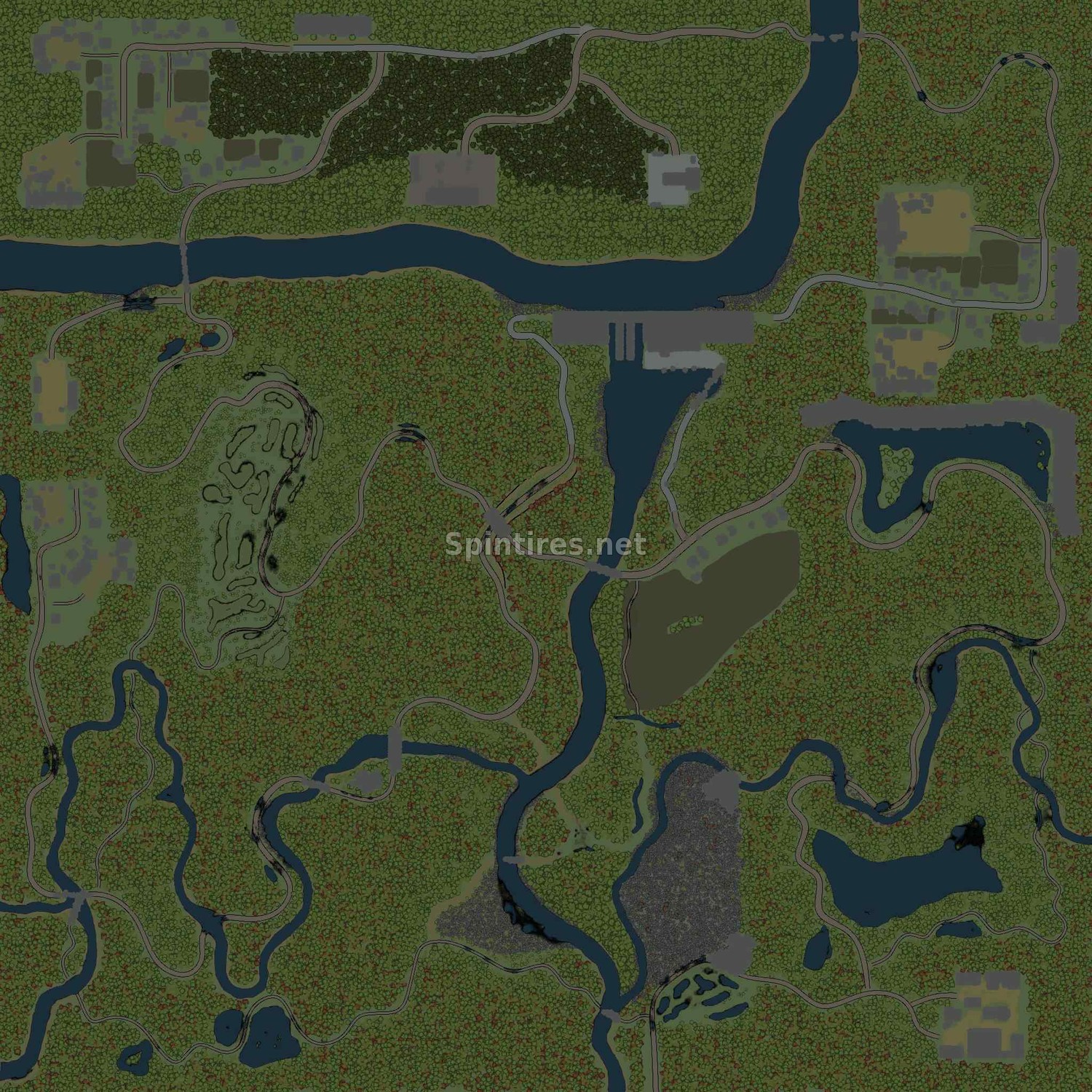 Карта «Втузгородок» для Spintires 03.03.16