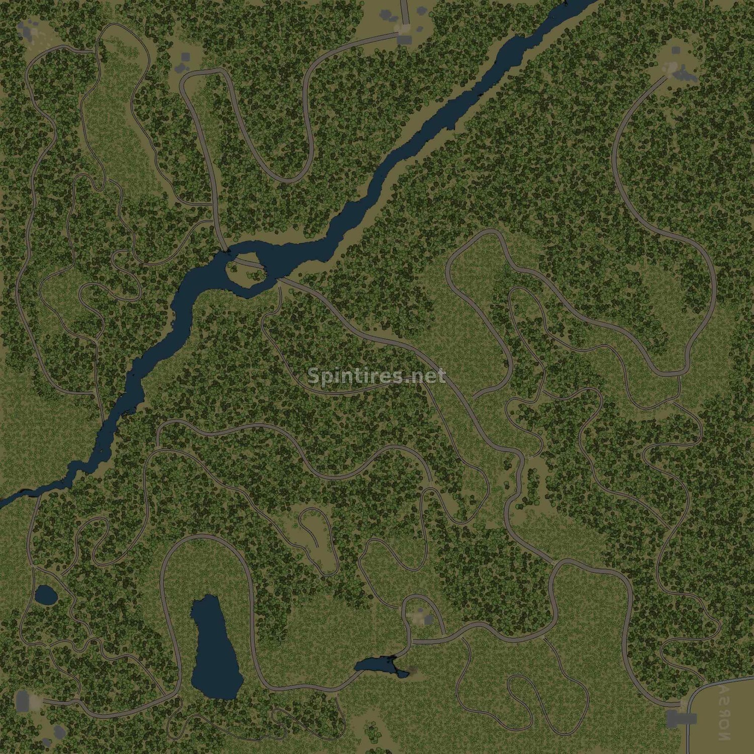 Карта «Тhumersee» версия 1.0 для Spintires 03.03.16