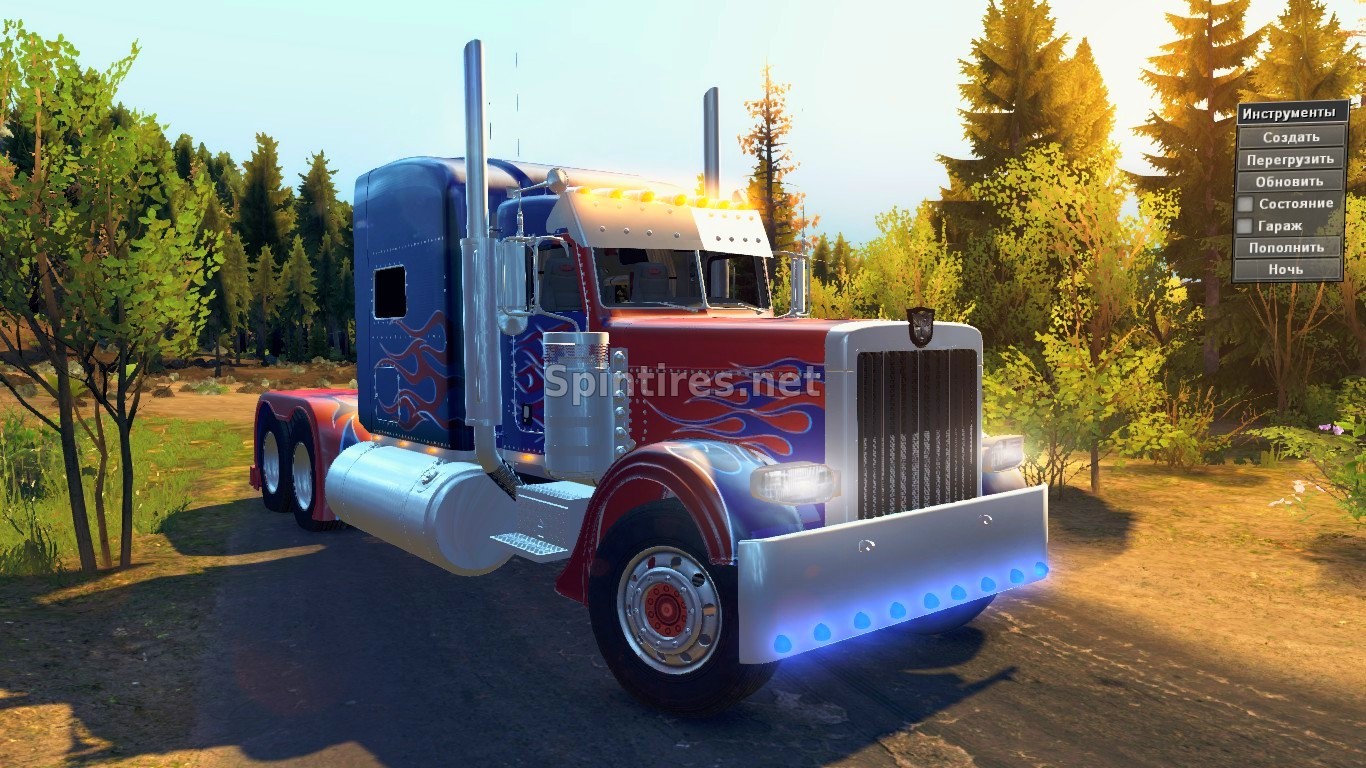 Peterbilt 389 Optimus Prime для Spintires v03.03.16