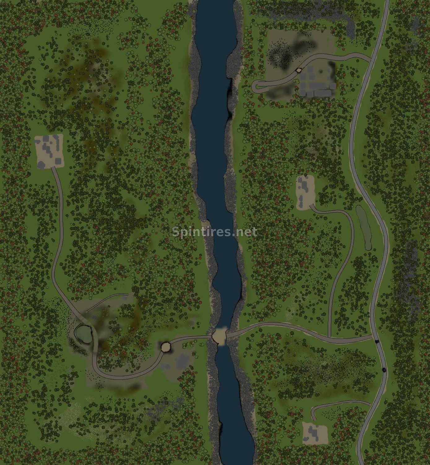 Карта «Через реку» для Spintires 03.03.16