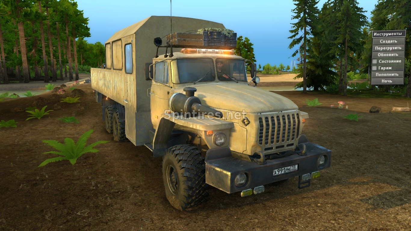 Урал-4320-1920-40 Vlano Обновление 05.06.17 для Spintires v03.03.16