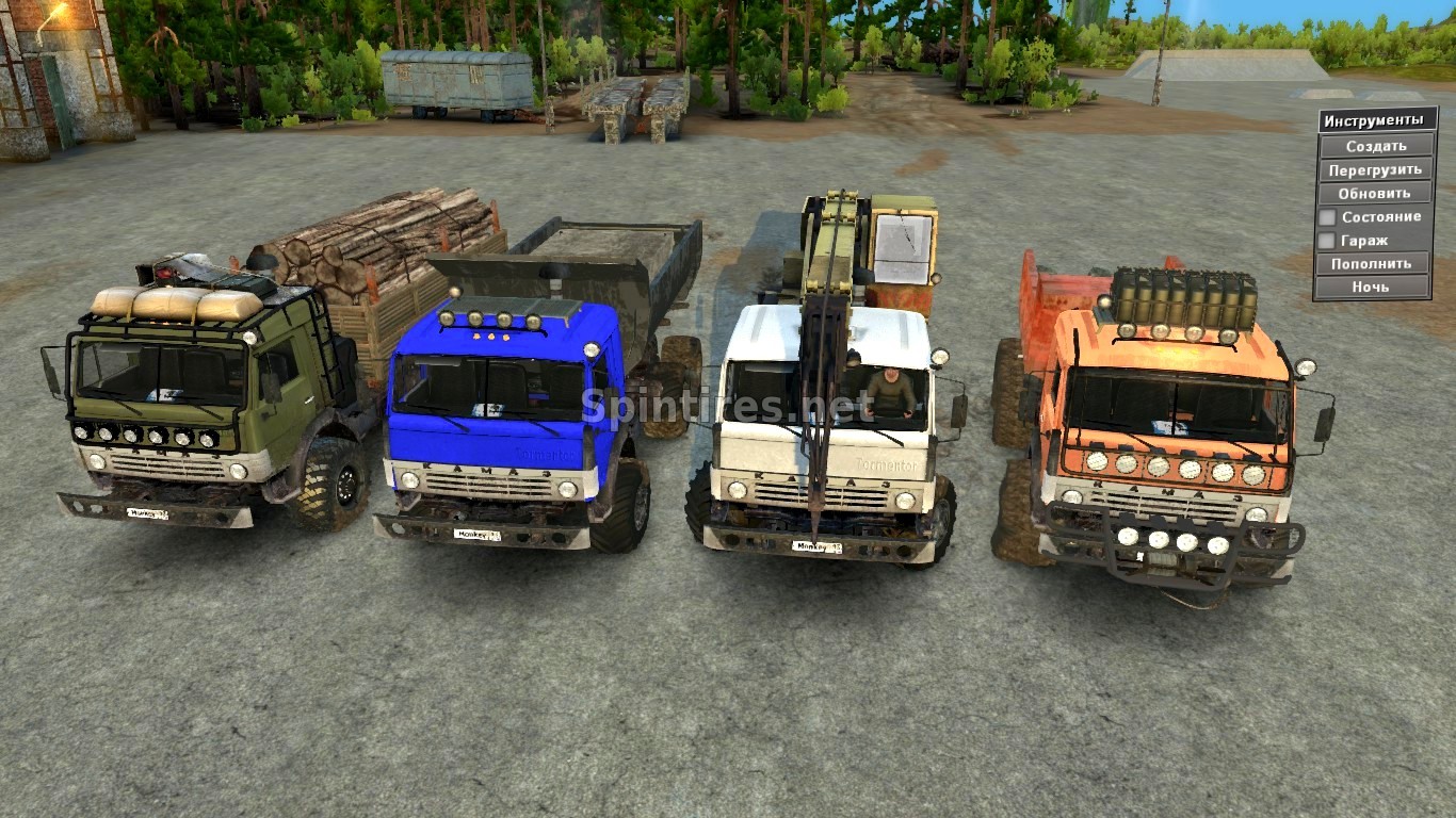 Камаз-43114 Обновление 15.06.17 для Spintires v03.03.16