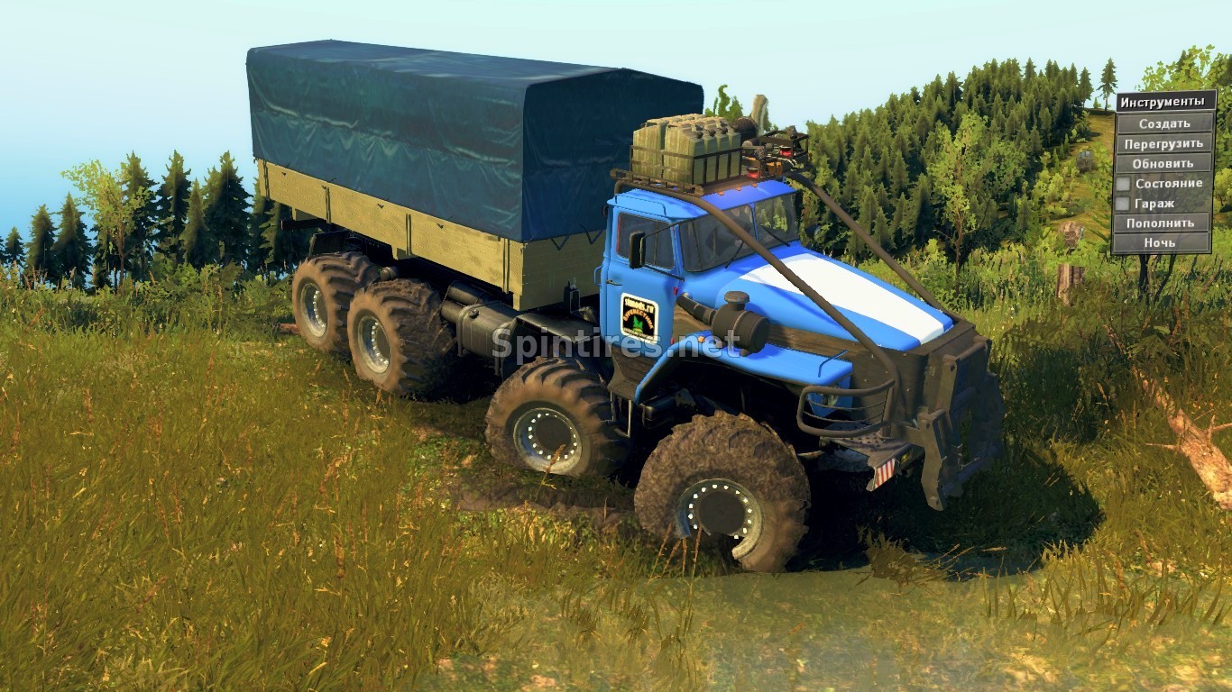 Урал-6614 «MEGA» версия 2 для Spintires v03.03.16