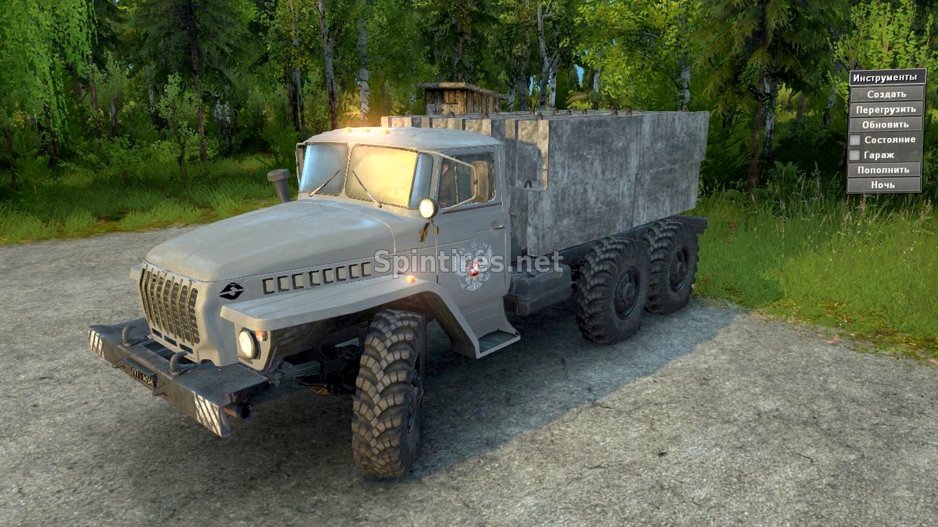 Тестово-развлекательный Урал-4320 версия 1.1 для Spintires v03.03.16