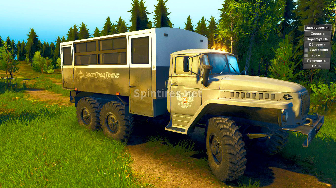 Аддоны для всех: вахта Урал Next с грузом для Spintires v03.03.16