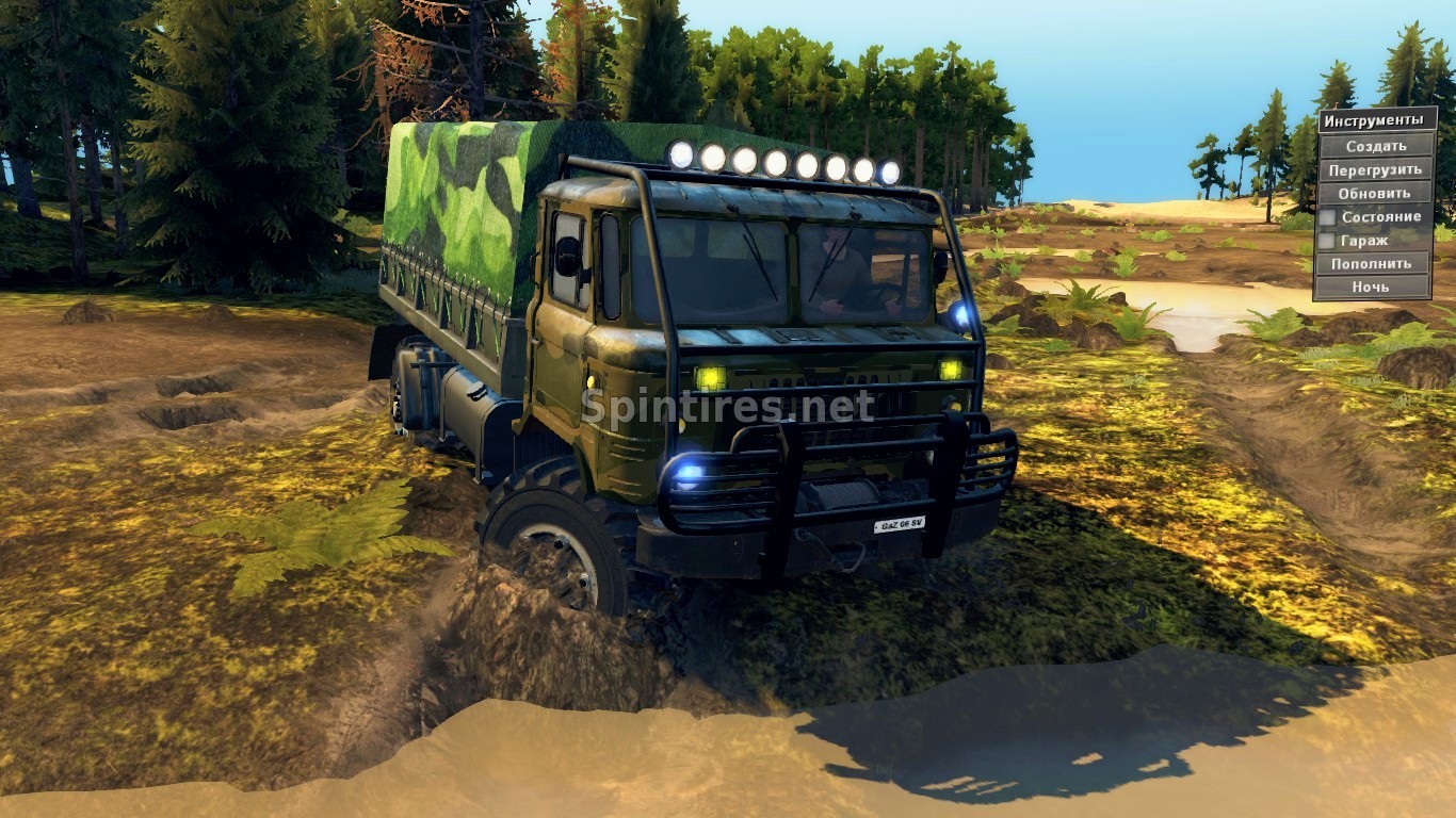 Газ-66 SV для Spintires v03.03.16