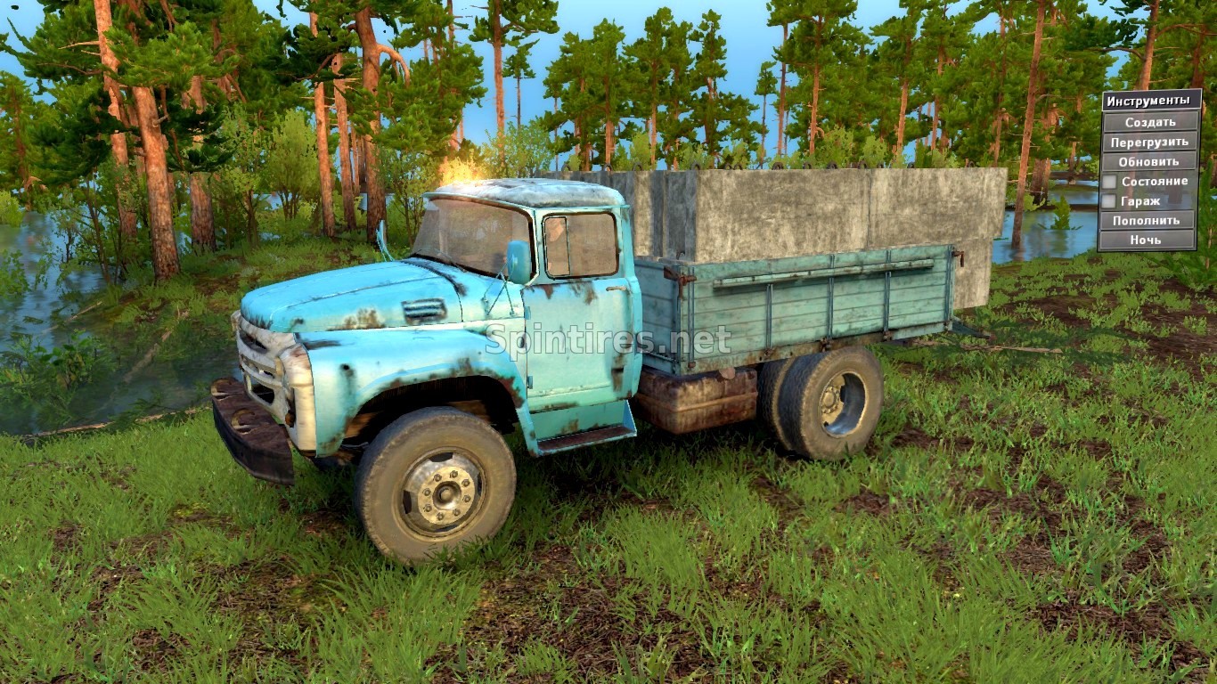 Игра зил 130 деньги. ЗИЛ 130 игра. ЗИЛ 131 SPINTIRES дефолтный. ЗИЛ 130 игра читы. Моды Spin-Tires ЗИЛ.