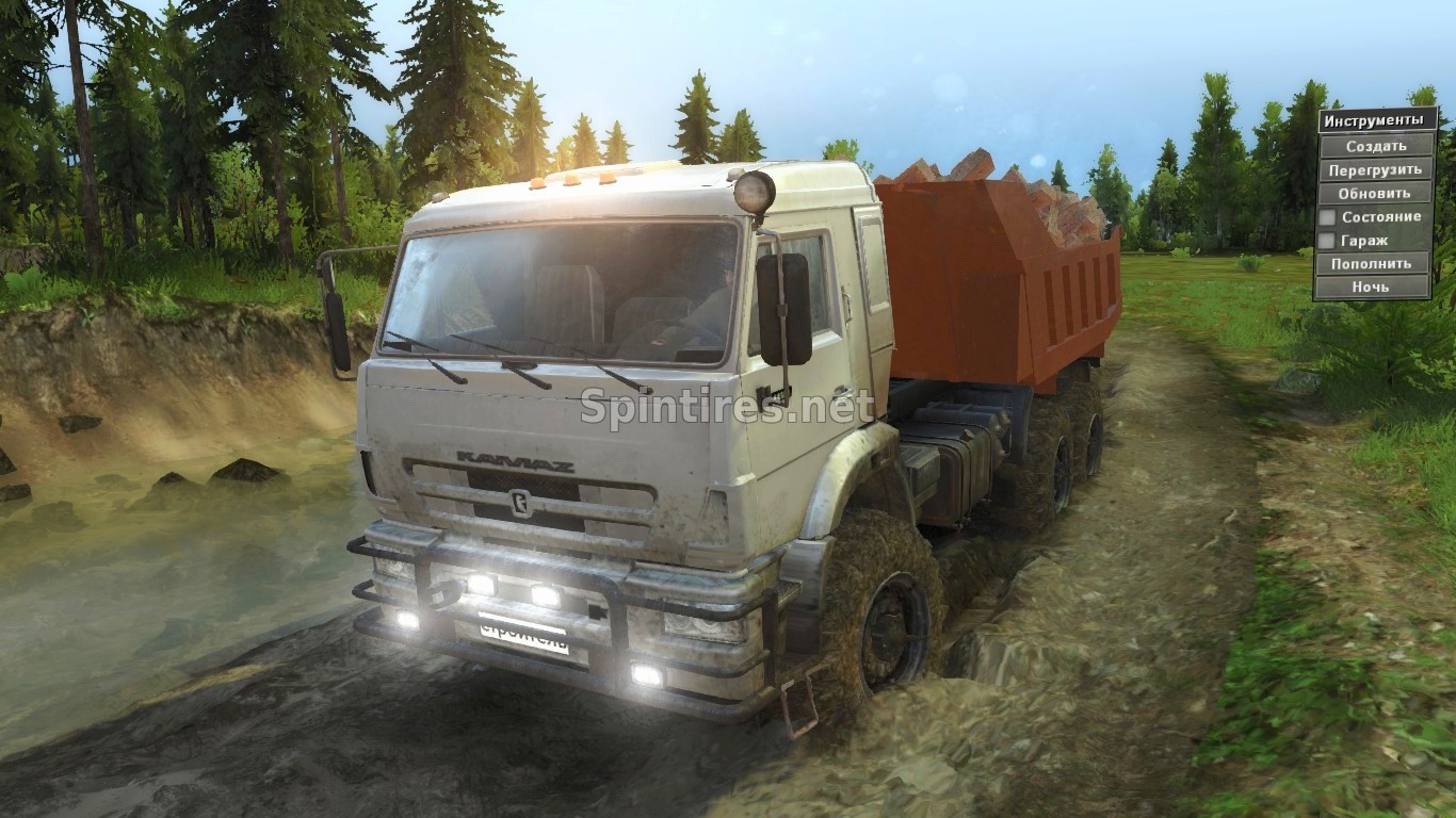 КамАЗ-43108 «Строитель» для Spintires v03.03.16