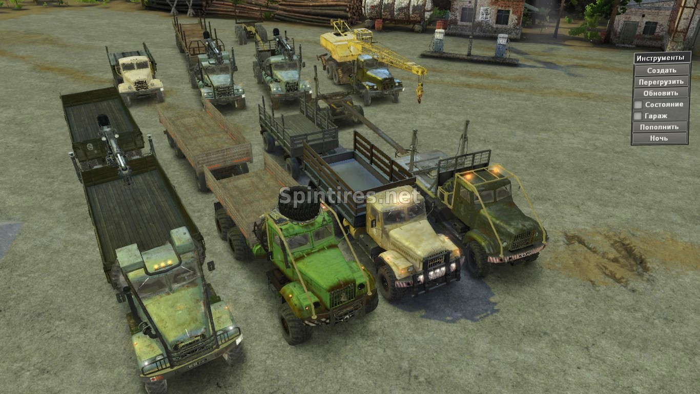 Пак Краз-214-257В1-В2 для Spintires v03.03.16