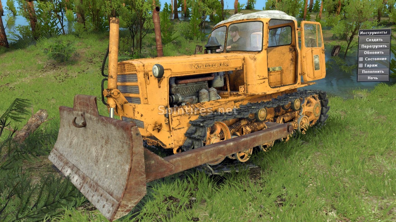 ДТ-75 Бульдозер Обновление 02.07.17 для Spintires v03.03.16