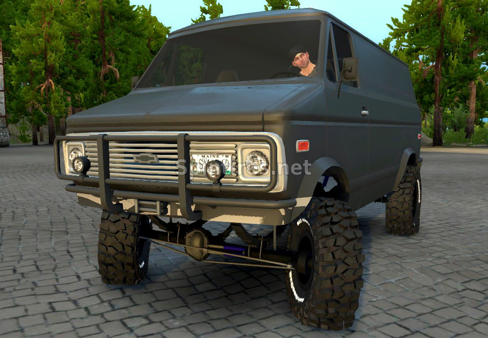 Chevy G10 Van 1975 для Spintires v03.03.16