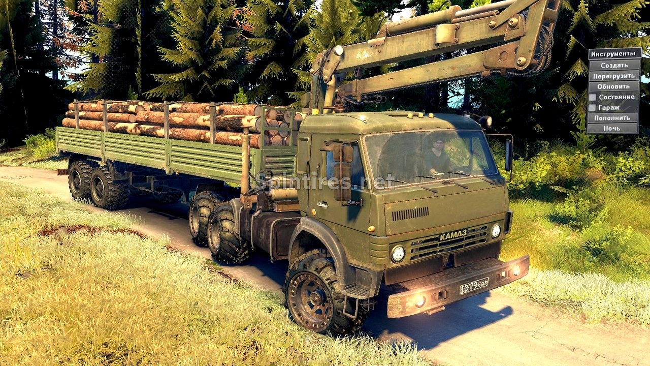 КамАЗ-5350/53504 Обновление 09.07.17 для Spintires v03.03.16